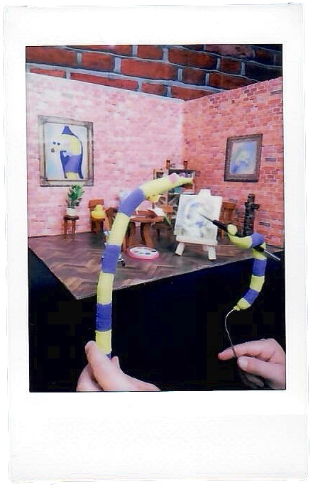 Fizzie puppeteering
